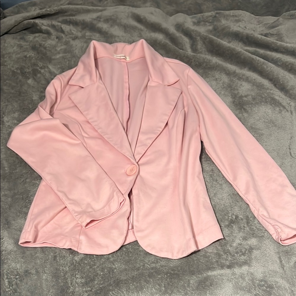Elegant Pink Women's Blazer